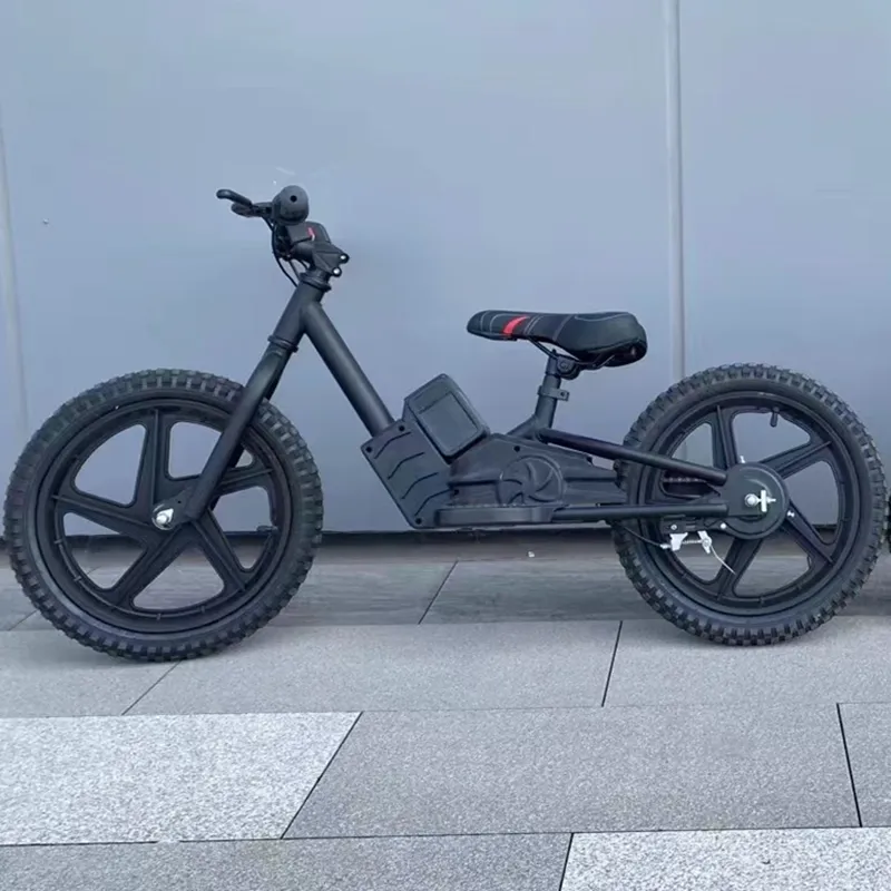 British Warehouse Lithium Battery Powered Children Riding 16inch Electric Bicycle Toy Kids Balance Dirt Bike