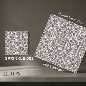 Carreaux de sol en céramique 300x300mm, gaufrés, design numérique, brillants, rectifiés, rustiques - Product Image 3