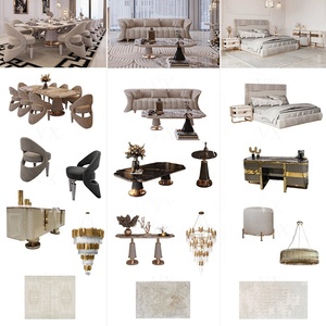 Fournisseur de meubles de villas haut de gamme, ensemble de canapés de haute qualité, solutions de meubles de luxe tout-en-un pour architectes et designers d'intérieur - Product Image 1