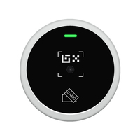 Lector de Acceso Todo en Uno con Código QR, RFID de 125kHz/13.56MHz, Combo Wiegand 26-64Bit, RS485, IP66, Carcasa Metálica, Tarjetas EM++, 1-4cm