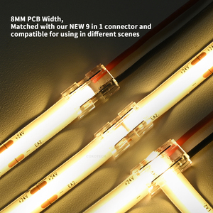 Dải đèn <span class=keywords><strong>LED</strong></span> COB bảo hành <span class=keywords><strong>5</strong></span> năm, chất lượng cao, CRI92, 3000K 4000K 6500K, có thể cắt, <span class=keywords><strong>5</strong></span> mét, điều khiển từ xa, đèn dải <span class=keywords><strong>LED</strong></span> COB cho tủ quần áo - Product Image 6