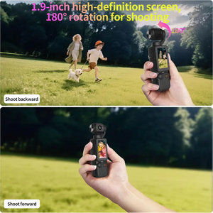 Handheld <b>Stabilizer</b> Pocket Camera Portable Ultra HD Video Recorder with 180° Rotating Lens Full Body Camera Sport Camera 32GB - Product Image 2