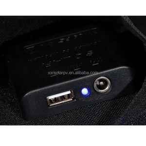 Vente en gros Chargeur solaire 50 W Panneau solaire portable pliable 50 watts avec sortie USB pour camping en plein air aventure - Product Image 5