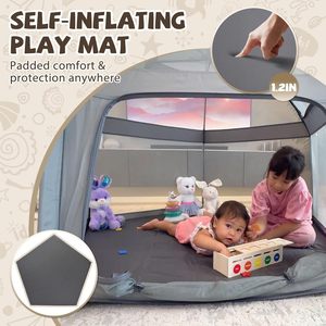 <span class=keywords><strong>Tente</strong></span> de jeu portable pour enfants à montage rapide, anti-<span class=keywords><strong>UV</strong></span>, pour la plage et l'extérieur, parc de jeu pop-up pour bébés, <span class=keywords><strong>tente</strong></span>-cabane pour bébés avec tapis de sol - Product Image 5
