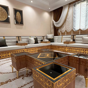 Ensemble de canapés arabes Majlis yéménite 3 places Canapé modulaire <span class=keywords><strong>royal</strong></span> pour cafés et salons - Product Image 4