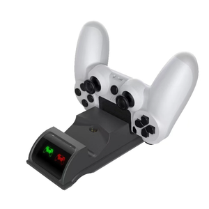 Phổ không dây điều khiển kép ghế sạc với đèn LED cho <span class=keywords><strong>PS4</strong></span>/Slim/Pro kép điều khiển nhúng ghế sạc - Product Image 3