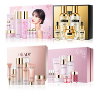 Kit Facial Marque Privée ODM OEM Usine, Sérum Crème Bio Éclat & Blanchissant, Produits de Soin Visage Beauté