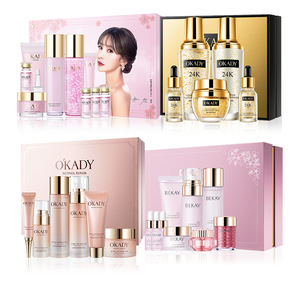 אום במפעל אום אום פרטי תווית פנים סט זוהר הלבנה סרום אורגני קרם יופי טיפוח העור מוצרי טיפוח הפנים סט - Product Image 1