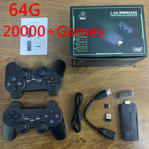 Reproductor de juegos portátil M8 controlador inalámbrico <span class=keywords><strong>GamePad</strong></span> 64G consola de videojuegos con 2 controladores juegos portátiles para niños y adultos - Product Image 3