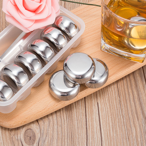 <span class=keywords><strong>Amazon</strong></span> Top vendedor 6pcs Whisky hielo <span class=keywords><strong>cubos</strong></span> de acero inoxidable conjunto - Product Image 5