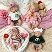 Poupée Reborn en Silicone, Figurine de Bébé, Peaux Différentes Disponibles, Poupées Compagnon Artisanales pour Tout-Petits