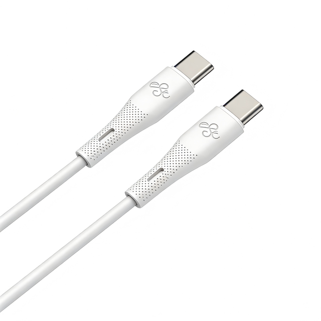 60W Liquid Silicone Type-C Data Cable for iPhone Android Fast Charging USB-C Cable Compatible with Mobile Phones and Power Banks