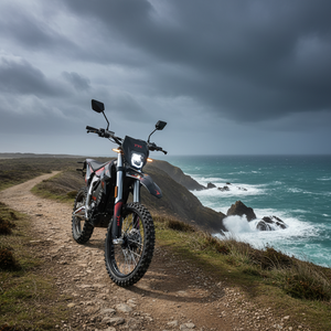 Aluminum Disc Sport Dirt Bike with Lithium <b>Battery</b> 120km/h Speed <b>72V</b> 5000W Power for Adults - Product Image 4