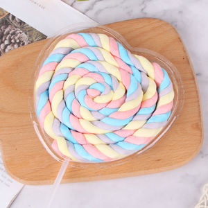 Sucettes géantes en forme de cœur aux fruits, roses, blanches et bleues, en boîte, pour enfants et cadeaux de la Saint-Valentin - Product Image 3