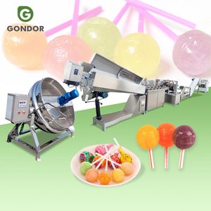 Chocolate Twisted Deposit Plastik Cat Color Process Lollipop Mini Hard <b>Candy</b> Make <b>Machine</b> Production Line 100 - Product Image 1