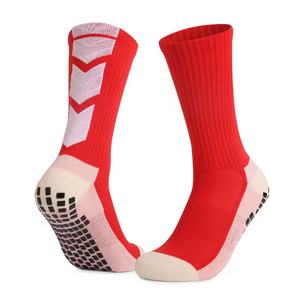 <b>High</b> Quality Custom Logo Crew Anti Slip Football Sports <b>Socks</b> Grip Soccer <b>Socks</b> for Men Wholesale - Product Image 4