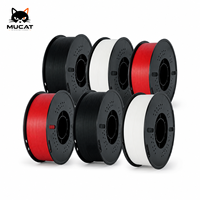 MUCAT 1KG ABS Filament Spool 1.75mm Bahan Printer 3D FDM untuk Model Kreatif dan Pencetakan Kerajinan