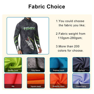 Camisa de Pesca para Hombre de Nuevo Diseño, Impresión Personalizada, Antibacteriana, UPF50, Transpirable, de Secado Rápido, Ligera, de Manga Larga - Product Image 4