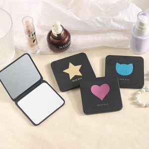Foldable Mini Square Makeup <b>Mirror</b> Portable Hand <b>Mirrors</b> Double-sided <b>Compact</b> <b>Mirror</b> - Product Image 6
