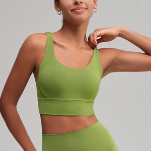 เสื้อกั๊กสำหรับเล่นโยคะใหม่เสื้อผ้าเล่นโยคะออกกำลังกายบราออกกำลังกายน้ำหนักเบาระบายอากาศได้ดี - Product Image 3