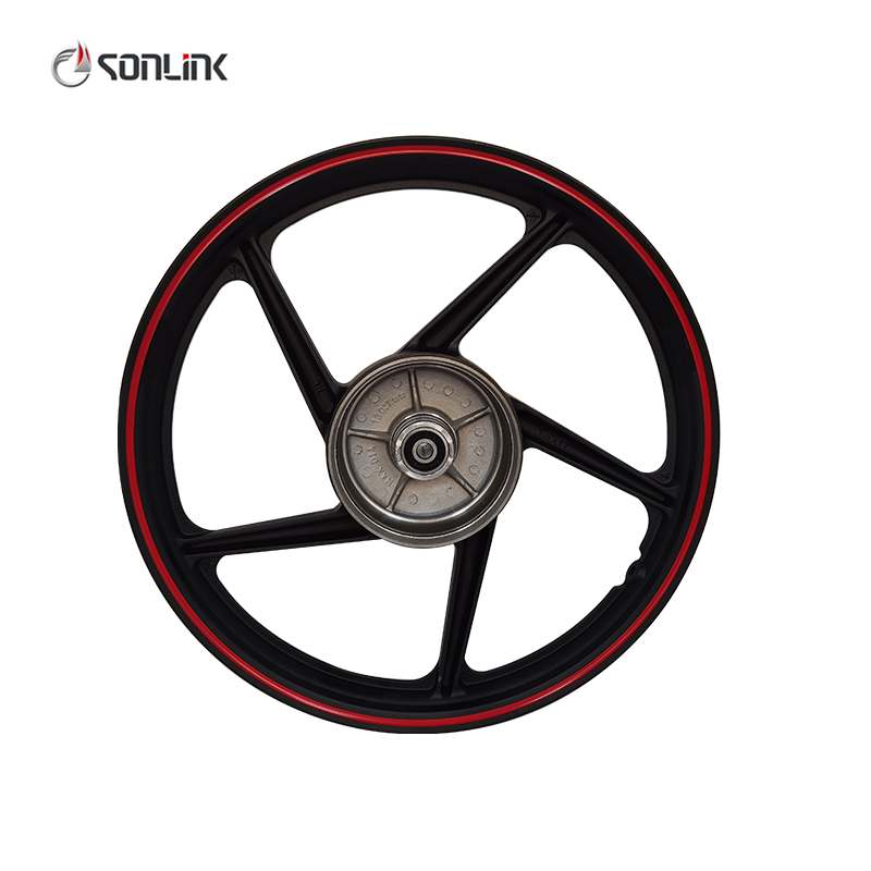 Gn125 Оптовые детали для мотоциклов Мотоцикл Передний Алюминиевый обод ступицы колеса Полный