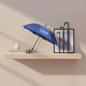 Gift Strong Black Rain <b>Windproof</b> Stick Brand Custom Straight <b>Umbrella</b> With Logo Printing <b>Umbrellas</b> for the Rain - Product Image 5