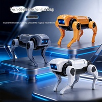 Jouet robot électrique pour enfants, chien mécanique à piles, chiot électrique de simulation, animal de compagnie intelligent, puzzle pour garçons et filles