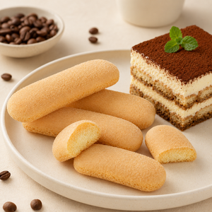 200g Biscuits Finger Biscuits Ladyfingers pour Tiramisu, Mousse DIY, Décoration de Gâteaux, Fournitures de Pâtisserie Artisanale, Dessert, <span class=keywords><strong>Biscuit</strong></span> pour Décoration de Cupcakes - Product Image 4