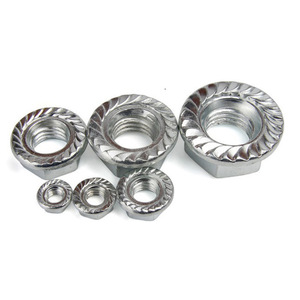น็อตหกเหลี่ยม Jiangyu Fasteners รุ่น M4 M5 M6 M8 M10 M12 M14 M16 M18 M20 ป้องกันการลื่นหลุด พร้อมระบบล็อค GBT 6177 สำหรับอุตสาหกรรมก่อสร้าง - Product Image 3