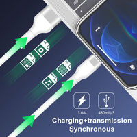 Nuevo Cable de Datos 3M 2026 con Carga Rápida Tipo-A+C, Silicona Suave Antideslizante y Ecológico para Móviles