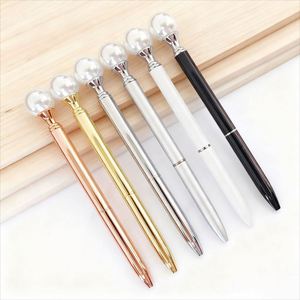 <b>Creative</b> Best-selling Kawaii Luxury Metal Ballpoint Pen with logo Personalized Silver Metal Pens Custom Pen for Corporate <b>Gifts</b> - Product Image 1