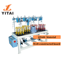 Machine de tressage automatique à grande vitesse Yitai pour la production de dentelle de corde de cordon textile noyau de roulement d'engrenage de moteur de moteur fiable
