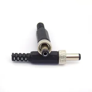 DC Power Plug Connector Male 5.5*2.1mm with 5A 30V Lock for Socket-High Current Connectors