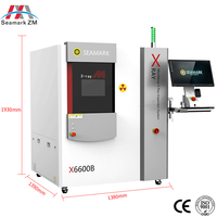 Machine d'inspection aux rayons X à micro-focalisation Seamark 2.5D 130KV pour les tests de circuits imprimés, plateforme d'inspection de grande surface X6600BM