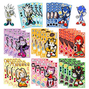 Feuilles d'autocollants à personnaliser : Créez vos propres autocollants – 8 personnages prédéfinis pour cadeaux de fête, récompenses, décorations, idées cadeaux - Product Image 1