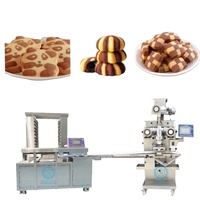 Machine automatique de fabrication de biscuits Panda à double couleur, machine à encruster les biscuits fourrés, fournisseur d'usine