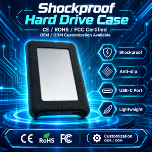 Carcasa externa para disco duro M.2 NVMe SSD, adaptador de SSD M.2 NVMe a SATA, accesorios para computadora, carcasa de ABS con apertura USB-C, bambú - Product Image 3