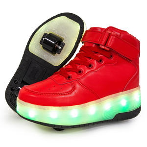 Zapatos de Patinaje con Ruedas LED para Niños, con Ruedas Dobles, Carga USB, Zapatillas de Patinaje con Luces para Niñas y Niños, 7 Colores - Product Image 6