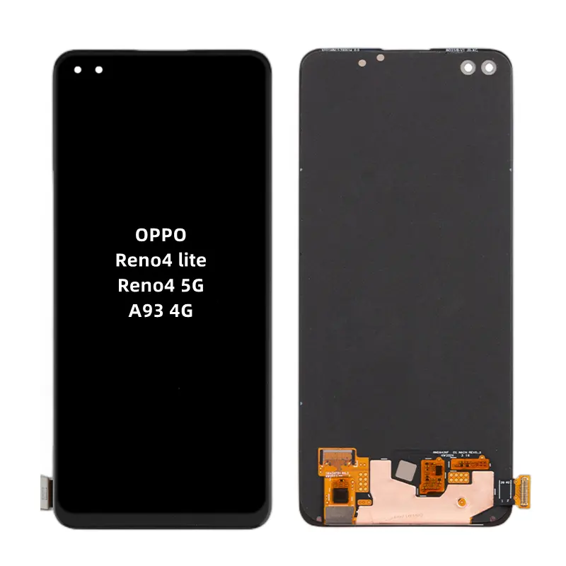 For OPPO Reno4 lite A93 4G LCD Reno 4 5G Original Mobile Phone Display Touch Screen Digitizer Assembly Replacement Parts LCDs