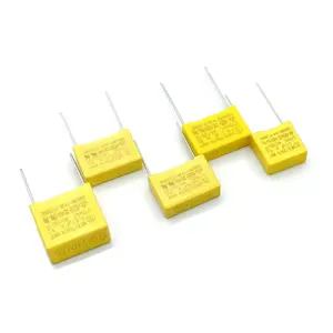 Topi pengaman Capacitors 10/15MM Film Polipropilena 275V 0.22uf 220nF X2 kapasitor pengaman 275VAC kapasitor capackapasitansi