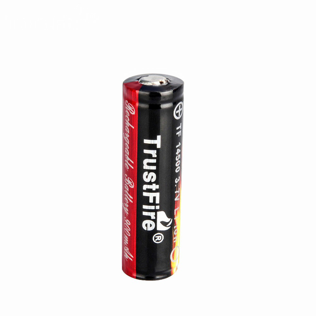 TrustFire Original Aa 14500 Battery 3.7v  900mAh China Phone Lithium Ion Batteries Rechargeable