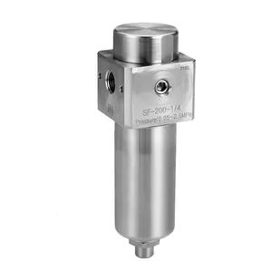 Пневматическая фильтрация SS316 материал воздушный фильтр смазочный регулятор SF2000 1/4 "производитель FRL