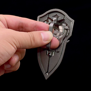 World of Warcraft Lion Shield 9,5 cm 64G Aleación de Zinc artesanía Metal <span class=keywords><strong>pequeño</strong></span> juguete Mini modelo - Product Image 4