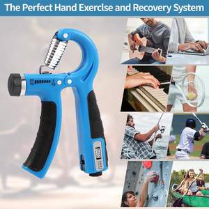 Penguat pegangan tangan menyesuaikan ketahanan dalam 5-60kg, tangan jari lengan bawah rehabilitasi kekuatan pelatih untuk pendaki, atlet - Product Image 4