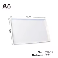 Plaques de tampographie en gel 5x7 réutilisables, durables et transparentes pour l'impression offset et la fabrication de cartes