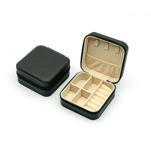 Tùy Chỉnh Mini Dây Kéo <span class=keywords><strong>PU</strong></span> Trường Hợp Xách Tay Vòng Cổ Trang Sức Du Lịch Mỹ Phẩm Lưu Trữ Tổ Chức Hộp Đồ Trang Sức Nhỏ Trang Điểm Túi - Product Image 6