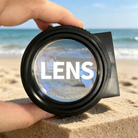 Custom Machined Optical Lens With 50mm Diameter for Laboratory Diagnostic Test and Spectral Analysis Instrument Components
