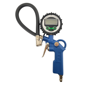 Pistolet de gonflage de pneus avec manomètre numérique et tuyau - Outil essentiel pour l'entretien des voitures et des vélos - Product Image 1