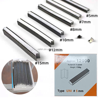 Paku Aluminium V 7 10 12 15MM Tipe Uni untuk Pengikat Rangka Kayu Keras |   Penjepit Bingkai Foto untuk Pemasangan Lis Bingkai Gambar