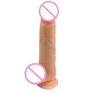 Realistische Beweegbare Dildo 'S Dubbellaags Siliconen Anale Dildo Met Glijdende Voorhuid Volwassen Seksspeeltjes Voor Vrouwen Mannen Vaginale G-Spot - Product Image 4
